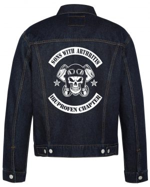 Sons With Arthritis Biker Denim Jacket