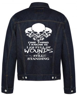 Still Standing Biker Denim Jacket