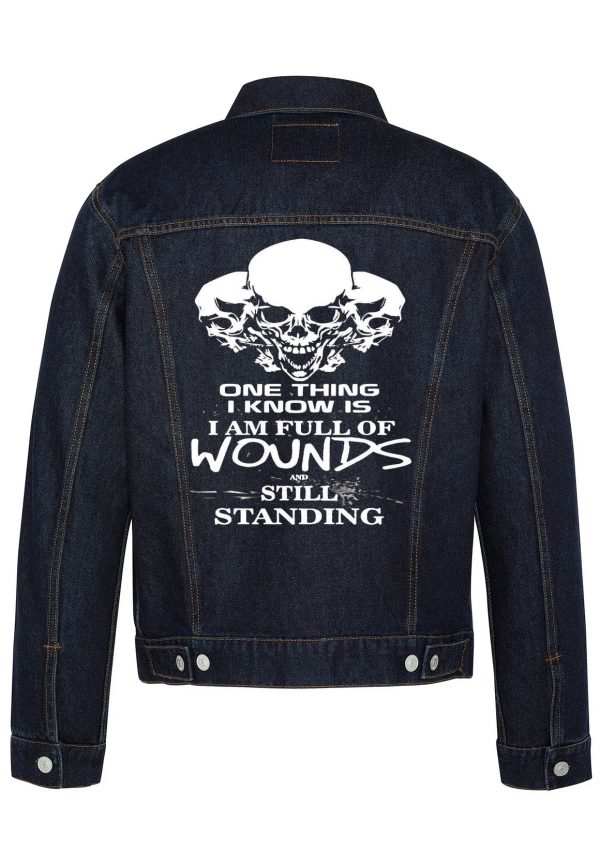 Still Standing Biker Denim Jacket