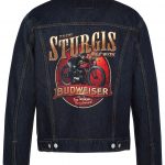 Sturgis Bike Week Budweiser Biker Denim Jacket