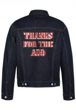 Thanks For The Add Biker Denim Jacket