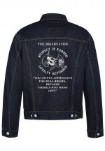 The Bikers Code Biker Denim Jacket