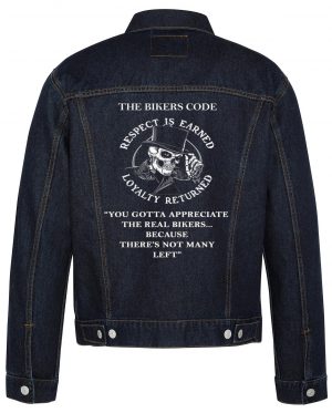 The Bikers Code Biker Denim Jacket