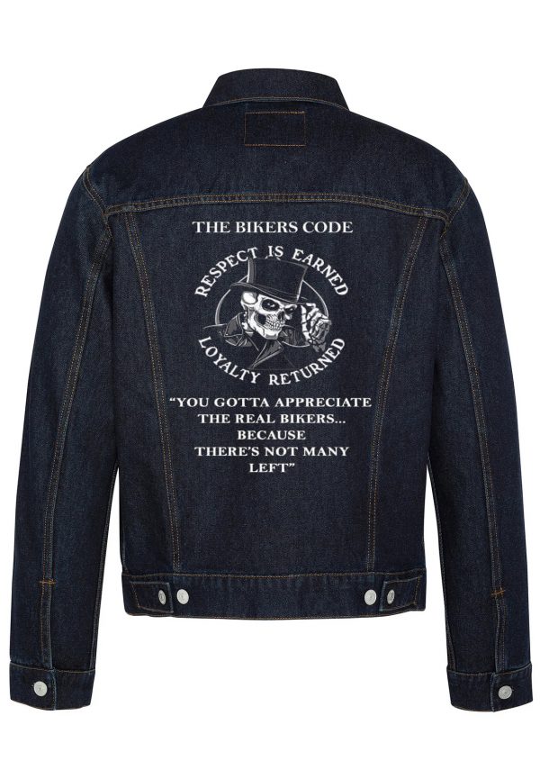 The Bikers Code Biker Denim Jacket