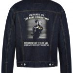 The Older I Get Biker Denim Jacket