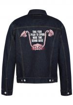 This Year I Plan To Spend Biker Denim Jacket