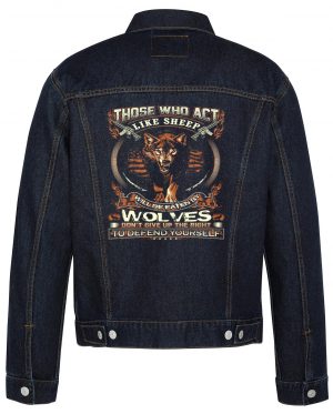 Those Who Act Biker Denim Jacket