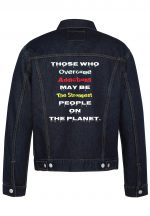 Those Who Overcome Addictions May Be Biker Denim Jacket