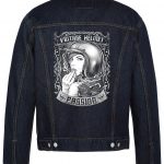 Vintage Helmet Passion Biker Denim Jacket