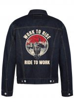 Work To Ride Biker Denim Jacket