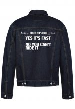 Yes It's Fast Biker Denim Jacket