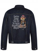 You're Never Too Old To Ledrn Biker Denim Jacket