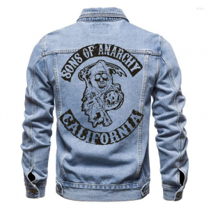 Sons Of Anarchy Light Blue Denim Jacket