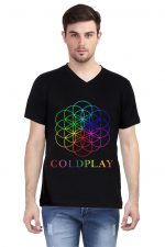 Coldplay V Neck T-Shirt