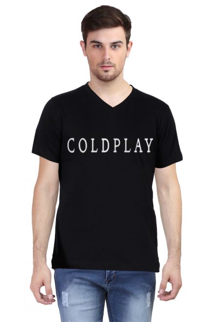 Coldplay V Neck T-Shirt