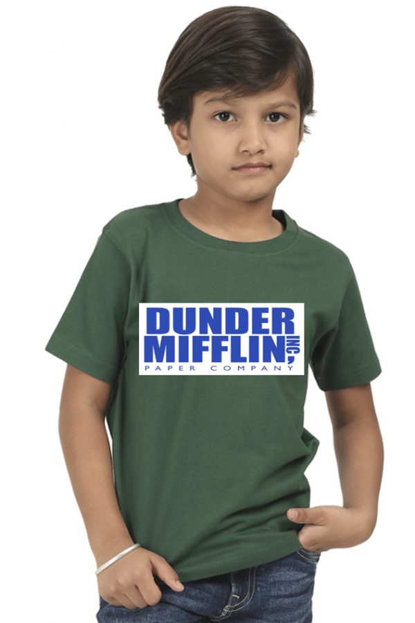 Dunder Mifflin Kids T-Shirt - Image 7