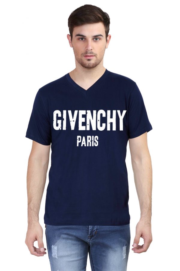 Givenchy Paris V Neck T-Shirt