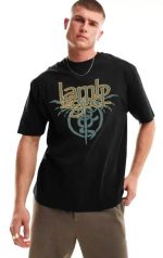 Lamb Of God Black Oversized T-Shirt