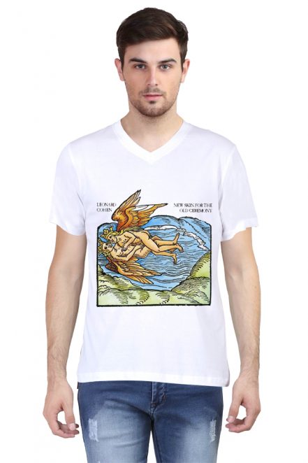Leonard Cohen V Neck T-Shirt
