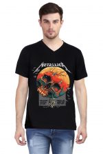 Metallica V Neck T-Shirt