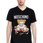 Moschino V Neck T-Shirt