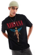 Nirvana Black Oversized T-Shirt