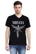 Nirvana V Neck T-Shirt