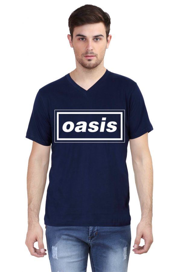 Oasis V Neck T-Shirt - Image 4