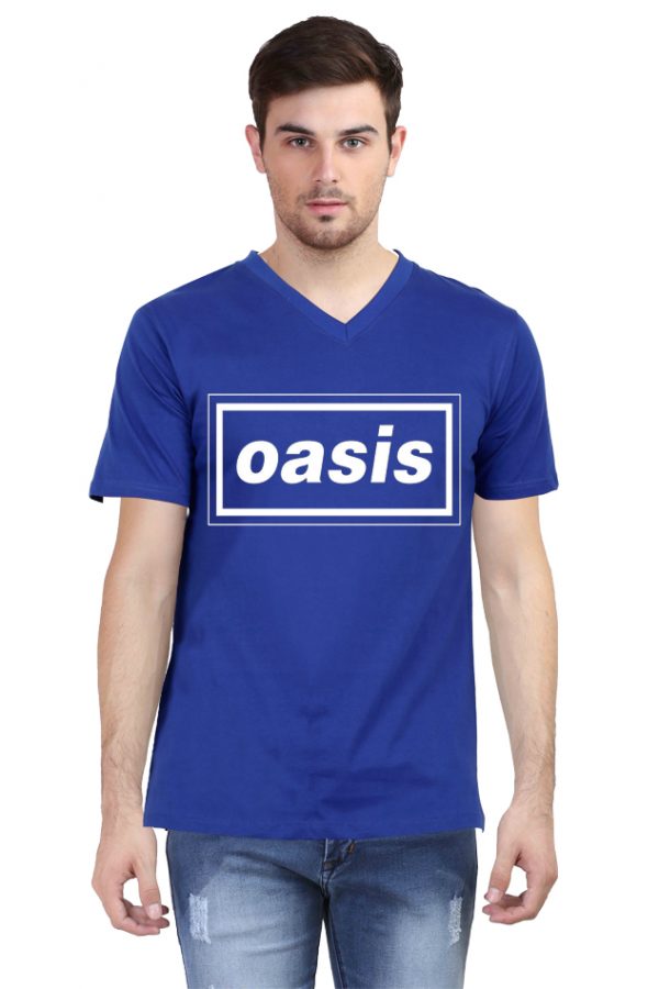 Oasis V Neck T-Shirt - Image 3