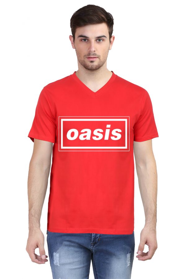 Oasis V Neck T-Shirt - Image 2