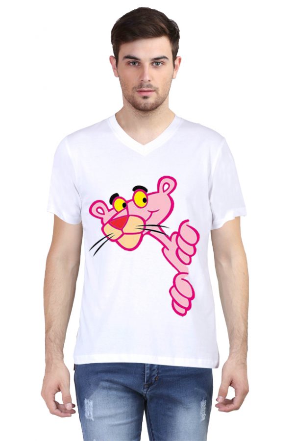 Pink Panther V Neck T-Shirt