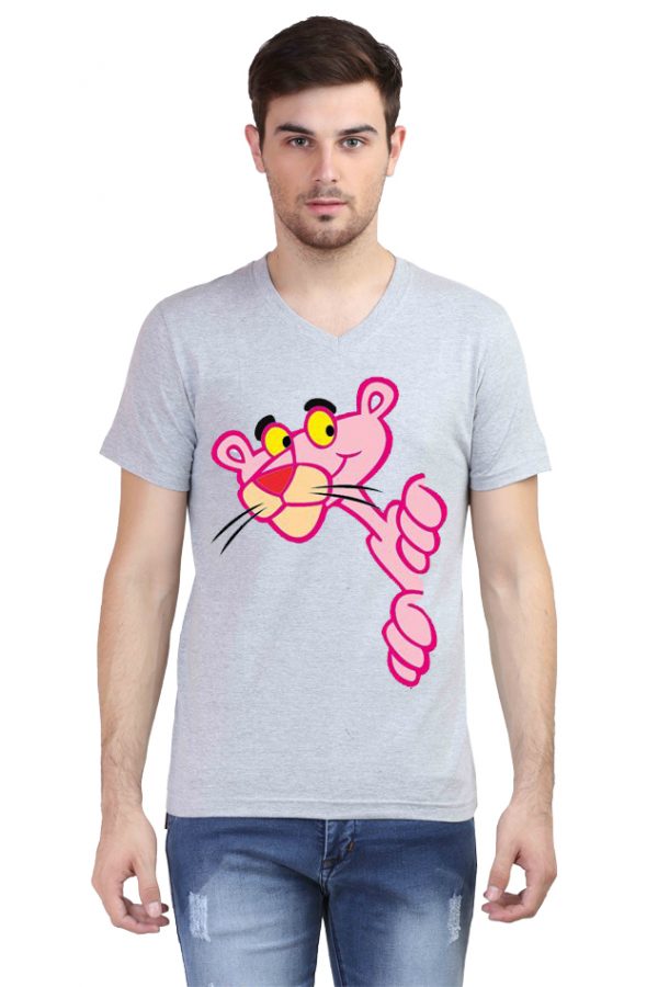 Pink Panther V Neck T-Shirt - Image 2