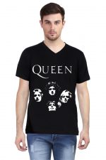 Queen V Neck T-Shirt