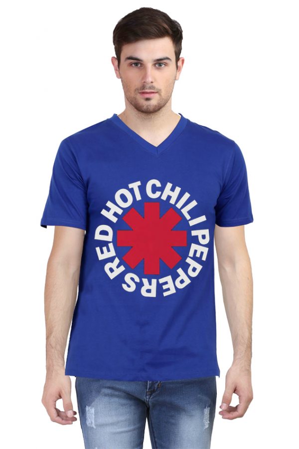 Red Hot Chili Peppers V-Neck T-Shirt - Image 2