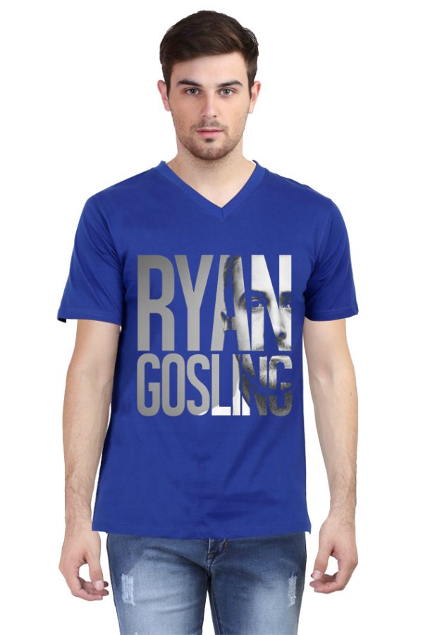 Ryan Gosling V Neck T-Shirt - Image 2