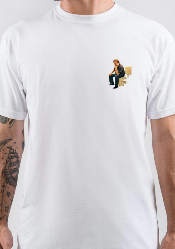 Slavoj Zizek On Toilet T-Shirt