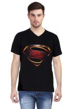 Superman V Neck T-Shirt