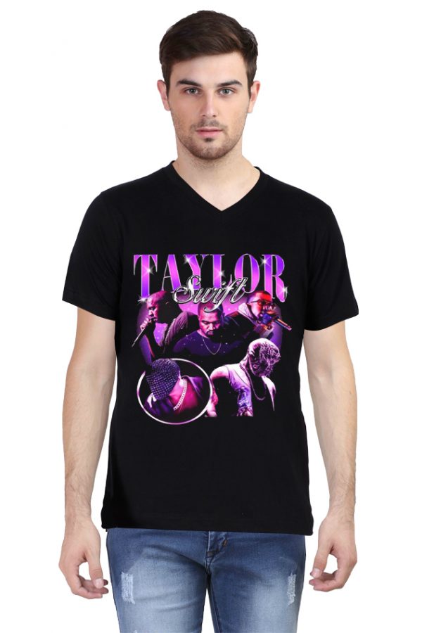 Taylor Swift V Neck T-Shirt