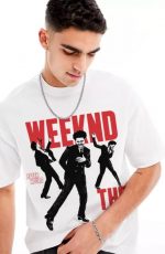 The Weeknd White Oversized T-Shirt