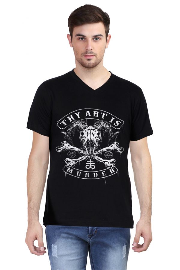 Thy Art Is Murder V Neck T-Shirt