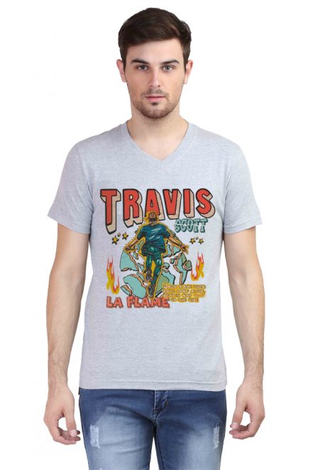 Travis Scott V Neck T-Shirt