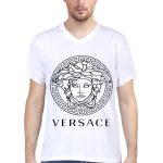 Versace V Neck T-Shirt