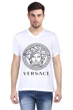 Versace V Neck T-Shirt