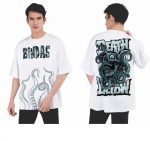 BINDAS White Oversized T-Shirt