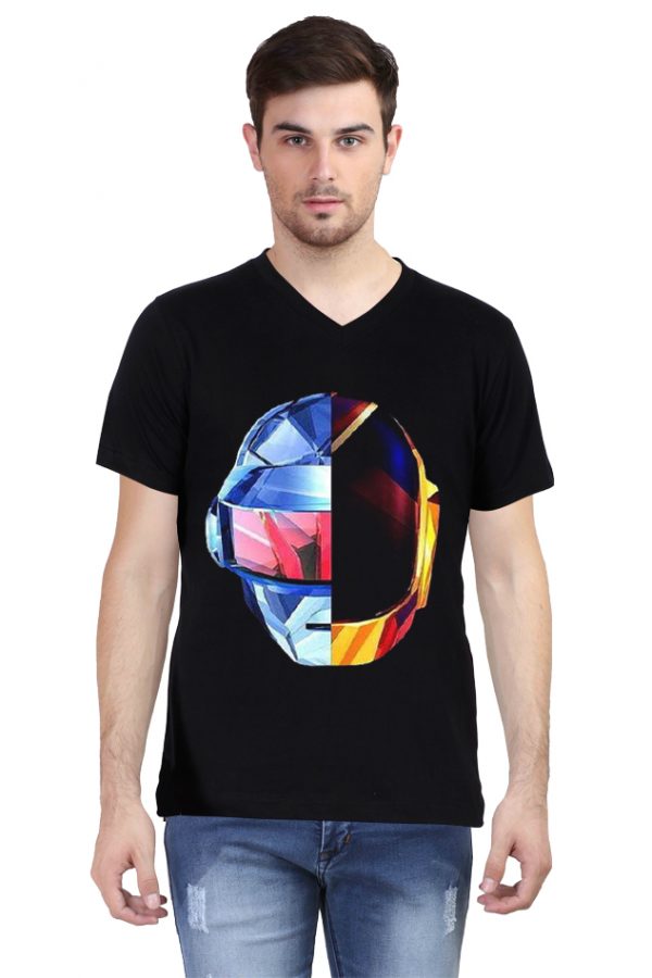 Daft Punk V Neck T-Shirt