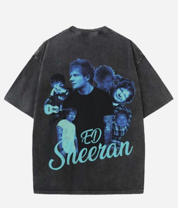 Ed Sheeran Acid Wash Oversized T-Shirt - Image 2