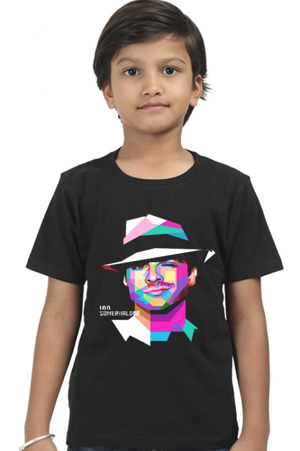 Ian Somerhalder Art Kids T-Shirt