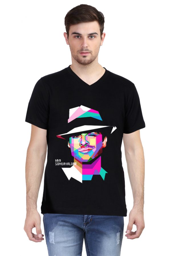 Ian Somerhalder Art V Neck T-Shirt