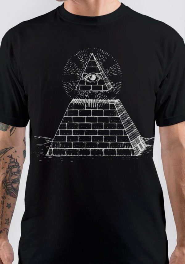 Illuminati Pyramid Vector T-Shirt