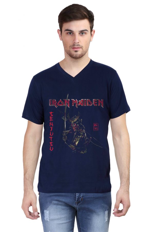 Iron Maiden V Neck T-Shirt - Image 2